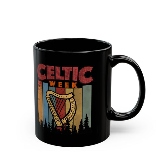 Celtic Week - Black Ceramic 11ozMug
