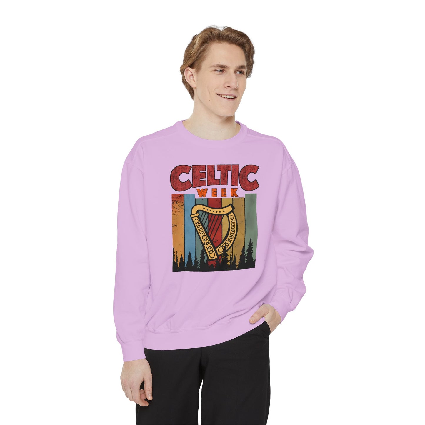 Celtic Week  - Unisex Garment-Dyed Sweatshirt