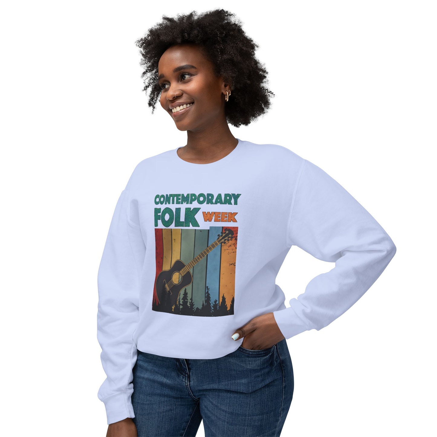 Contemporary Folk  Week -  Unisex Pullover Crewneck Sweatshirt