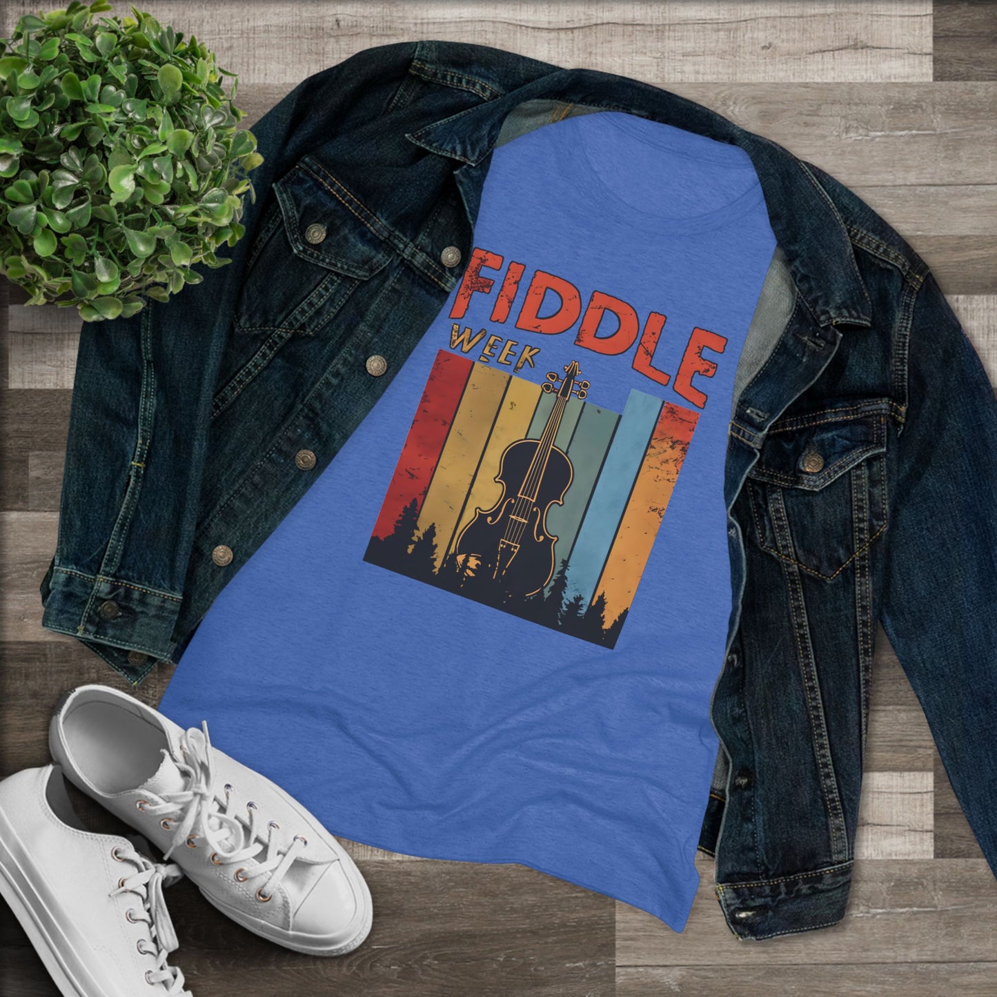 Fiddle Week -  Women's Triblend Tee