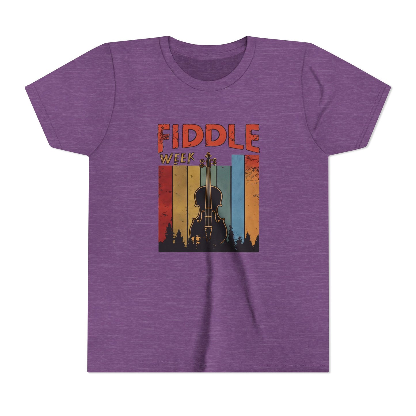 Fiddle Week Youth Short Sleeve Tee - Celebrate Music and Adventure