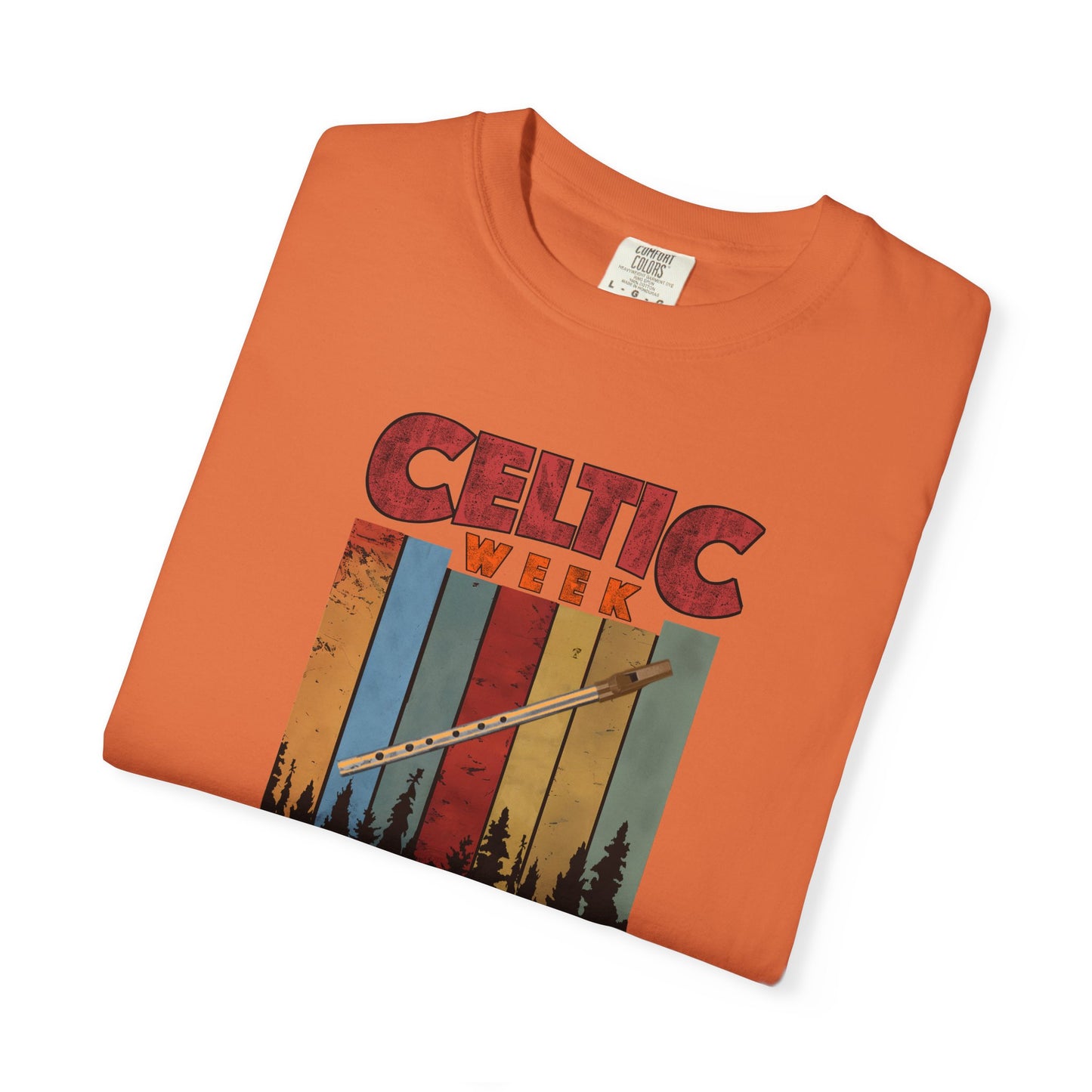 Celtic Week Unisex T-shirt w/ Tin Whistle