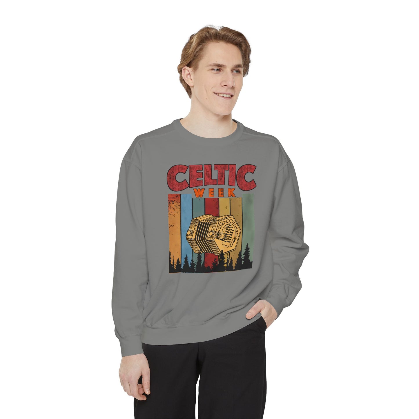 Celtic Week - Unisex Garment-Dyed Sweatshirt