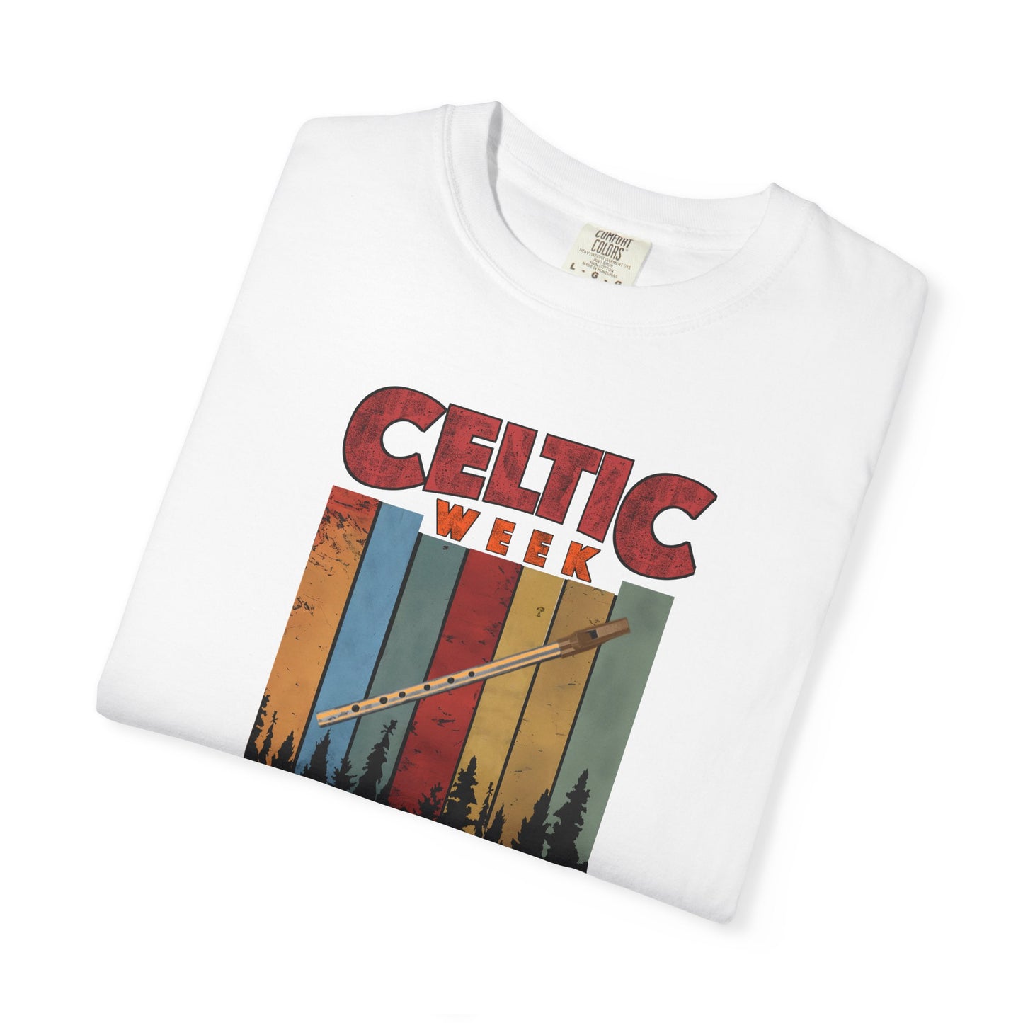 Celtic Week Unisex T-shirt w/ Tin Whistle