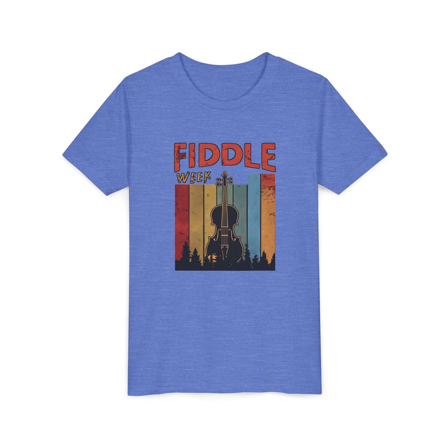 Fiddle Week Youth Short Sleeve Tee - Celebrate Music and Adventure
