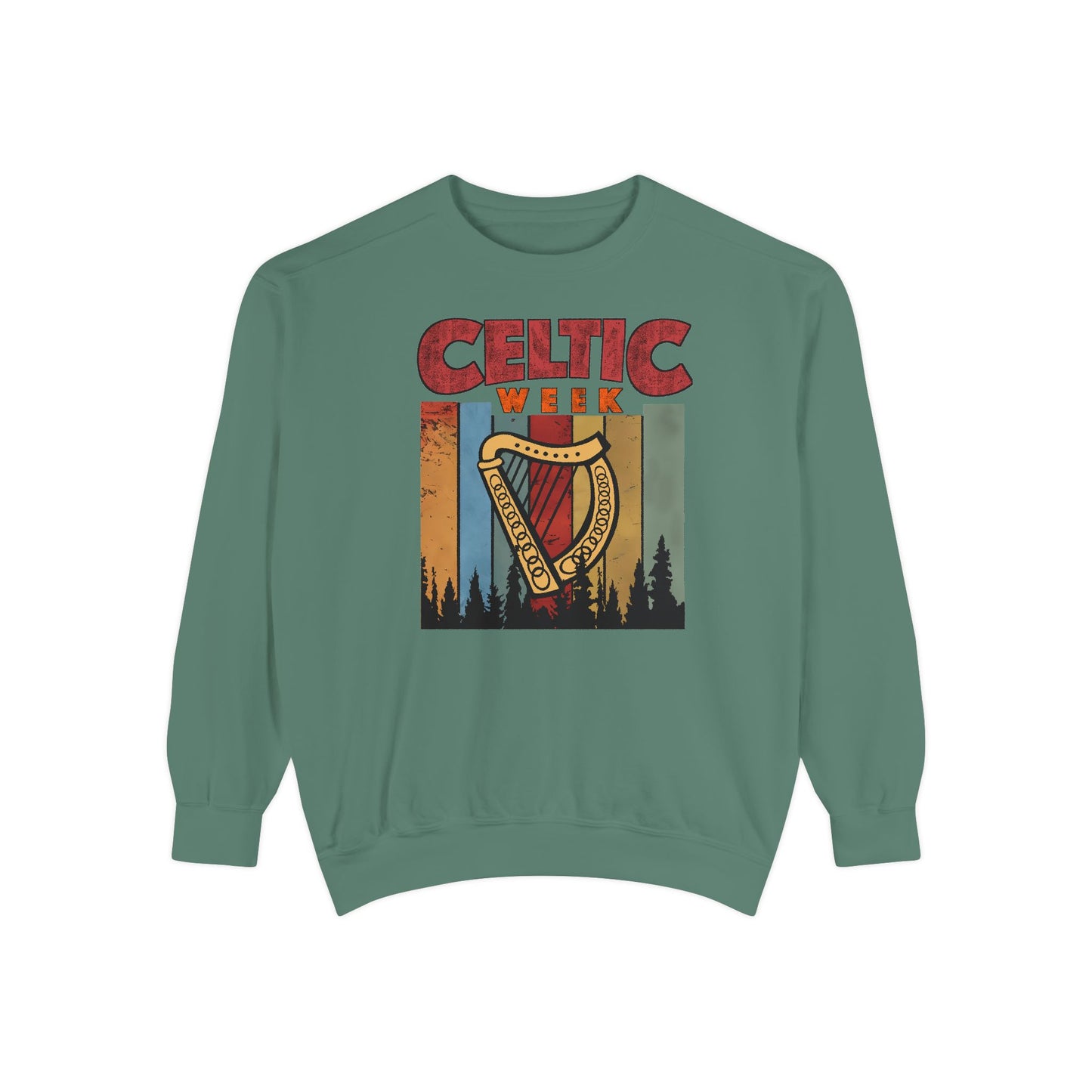 Celtic Week  - Unisex Garment-Dyed Sweatshirt