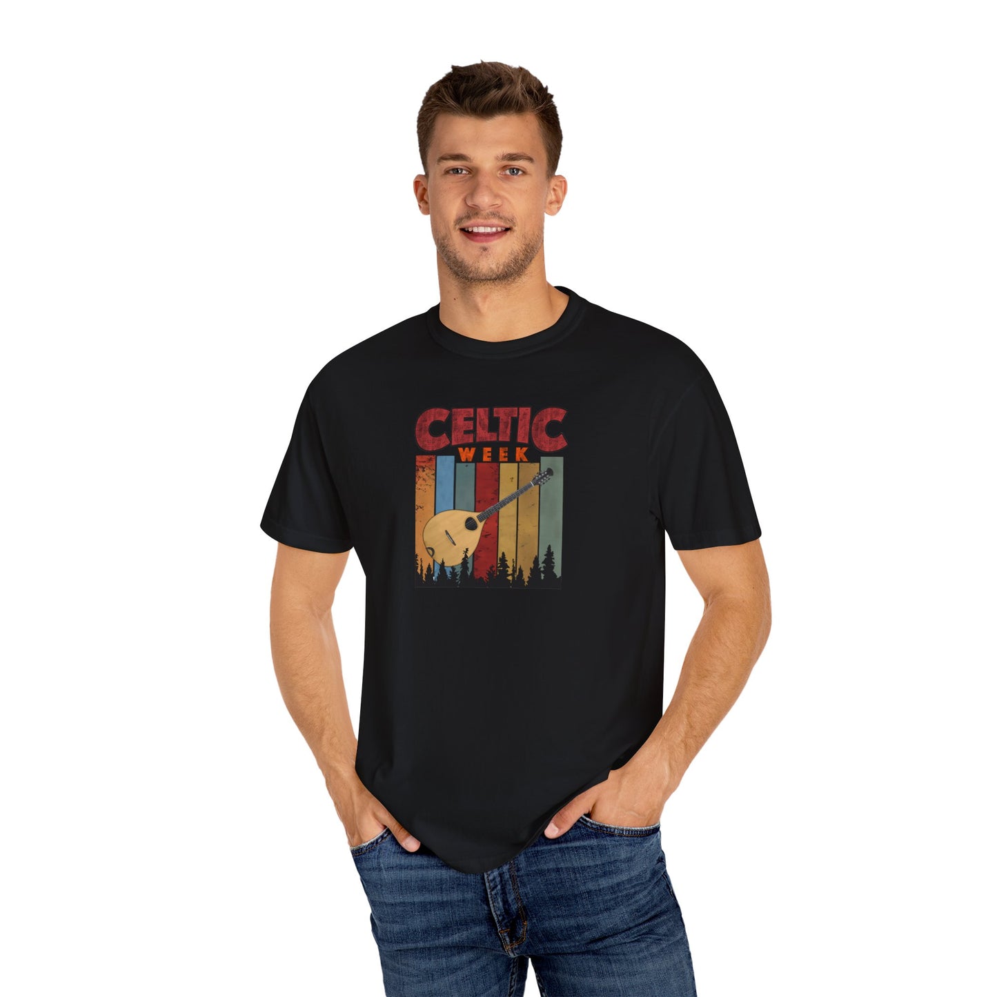 Celtic Week Unisex T-shirt w/ Bouzouki