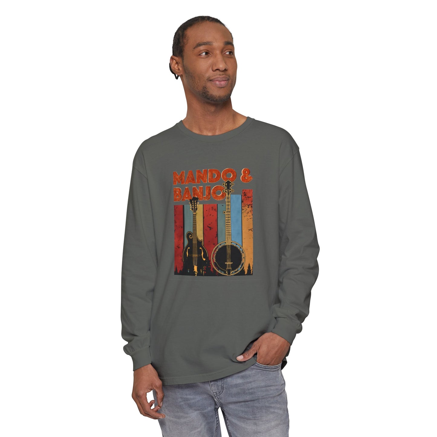 Mando & Banjo Week - Unisex Garment-dyed Long Sleeve T-Shirt