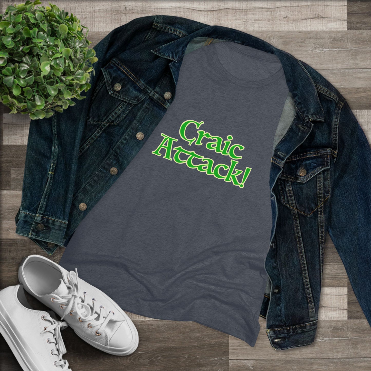 Craic Attack! Women's Triblend Tee