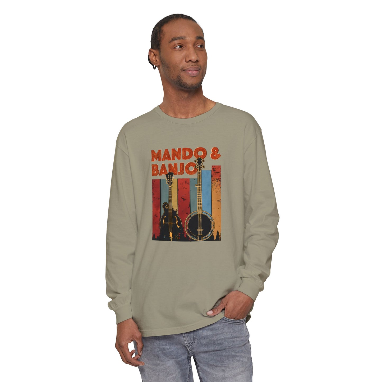 Mando & Banjo Week - Unisex Garment-dyed Long Sleeve T-Shirt