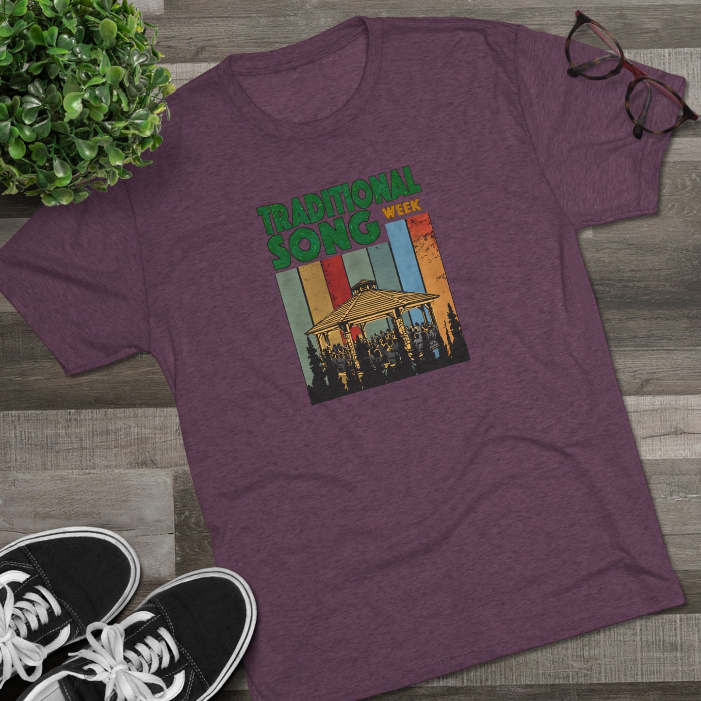 Traditional Song Week Unisex Tri-Blend Crew Tee