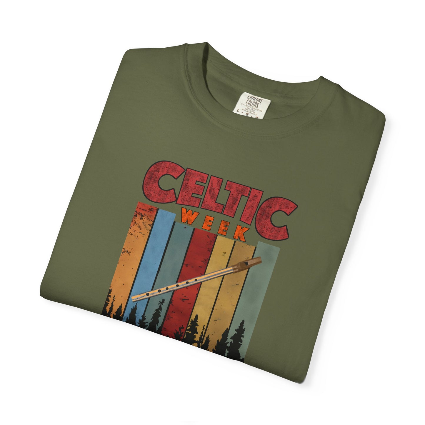 Celtic Week Unisex T-shirt w/ Tin Whistle