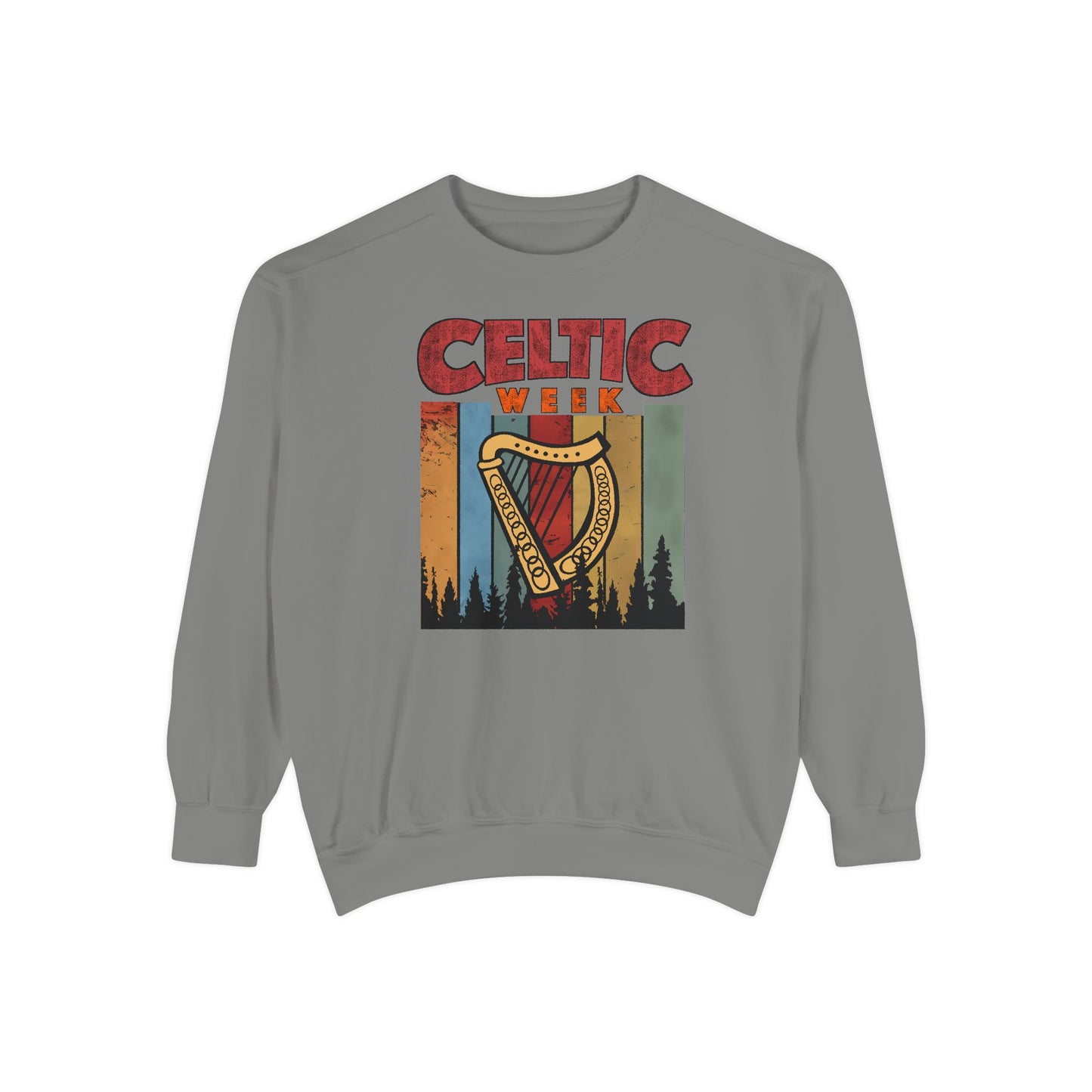 Celtic Week  - Unisex Garment-Dyed Sweatshirt