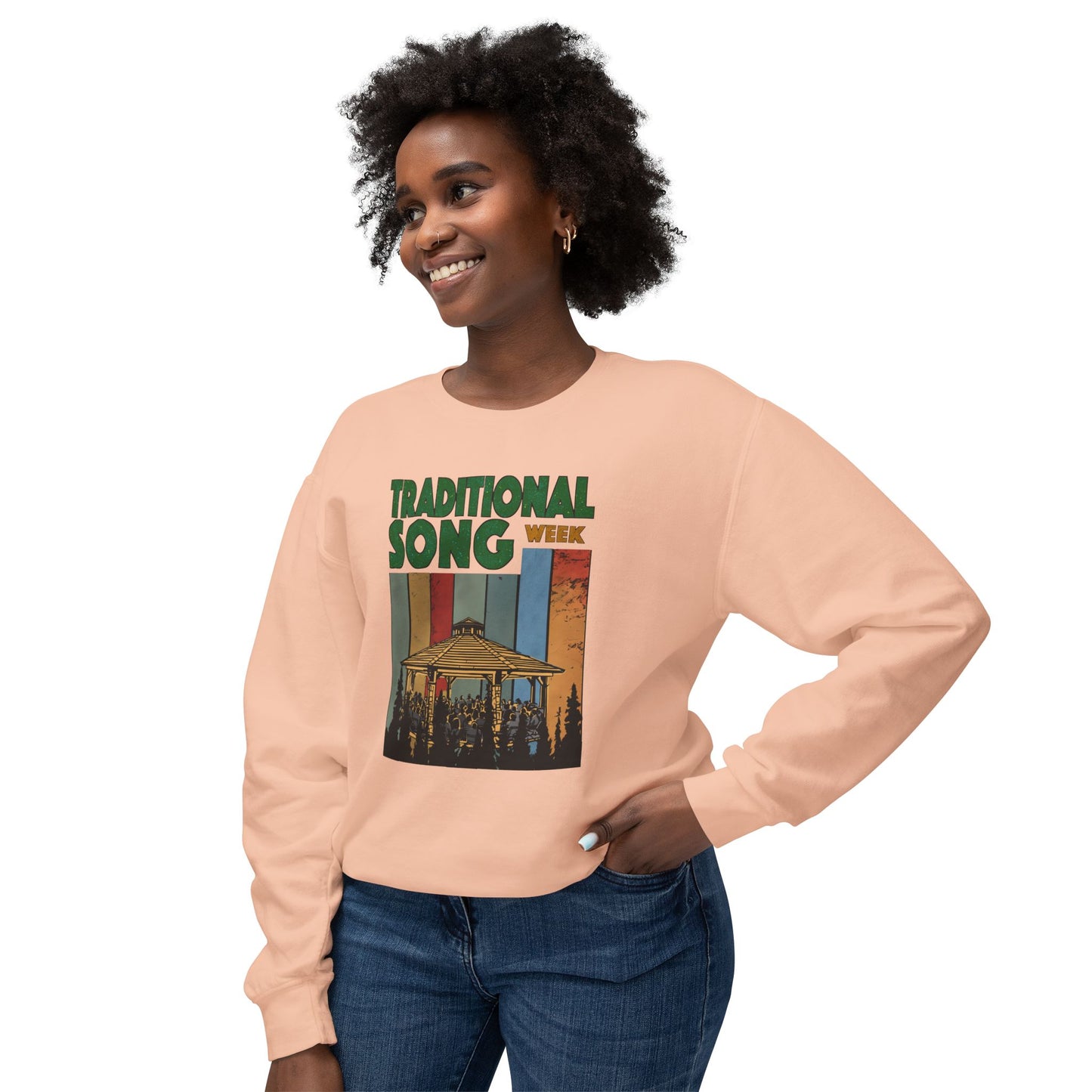 Traditional Song Week - Unisex Lightweight Crewneck Sweatshirt