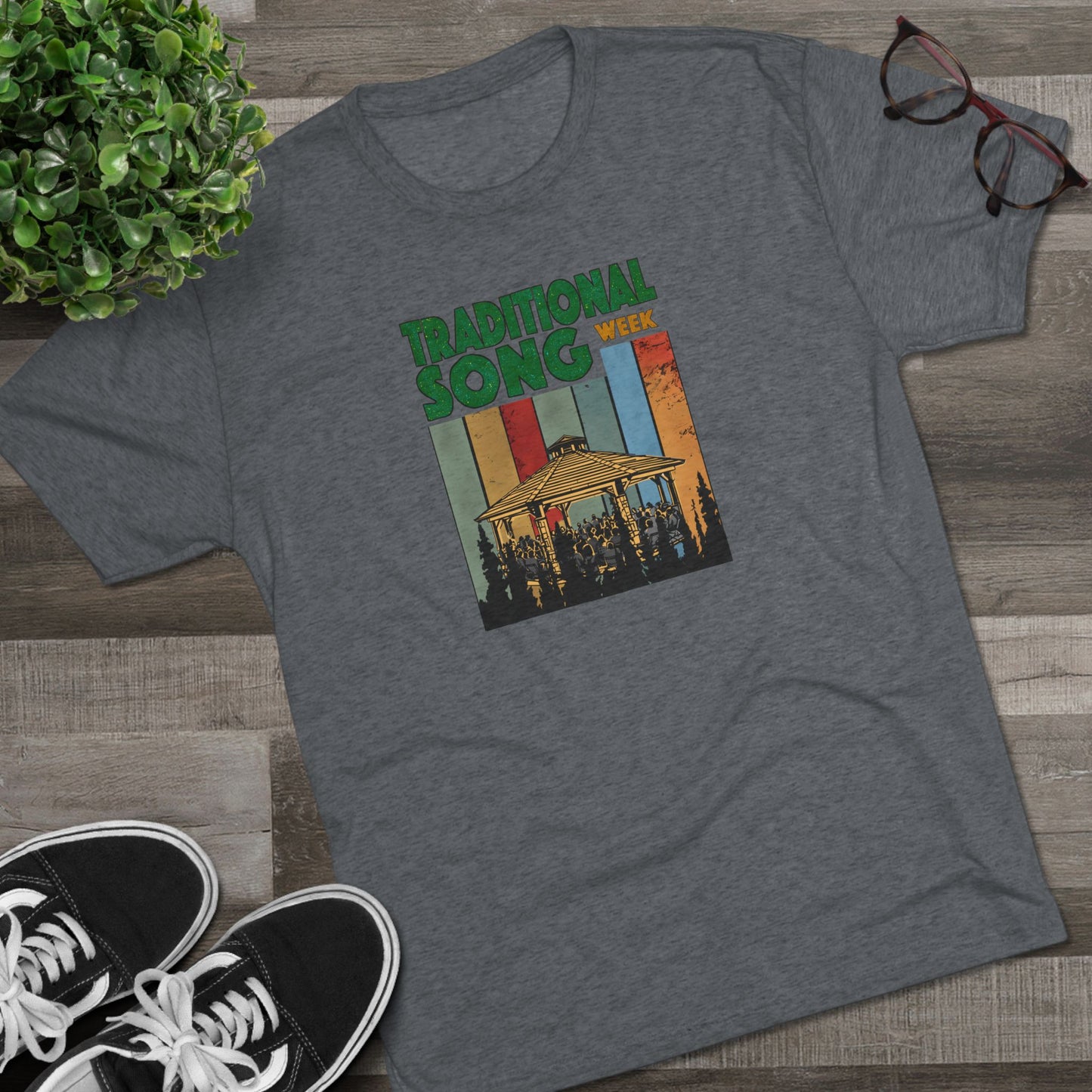 Traditional Song Week Unisex Tri-Blend Crew Tee