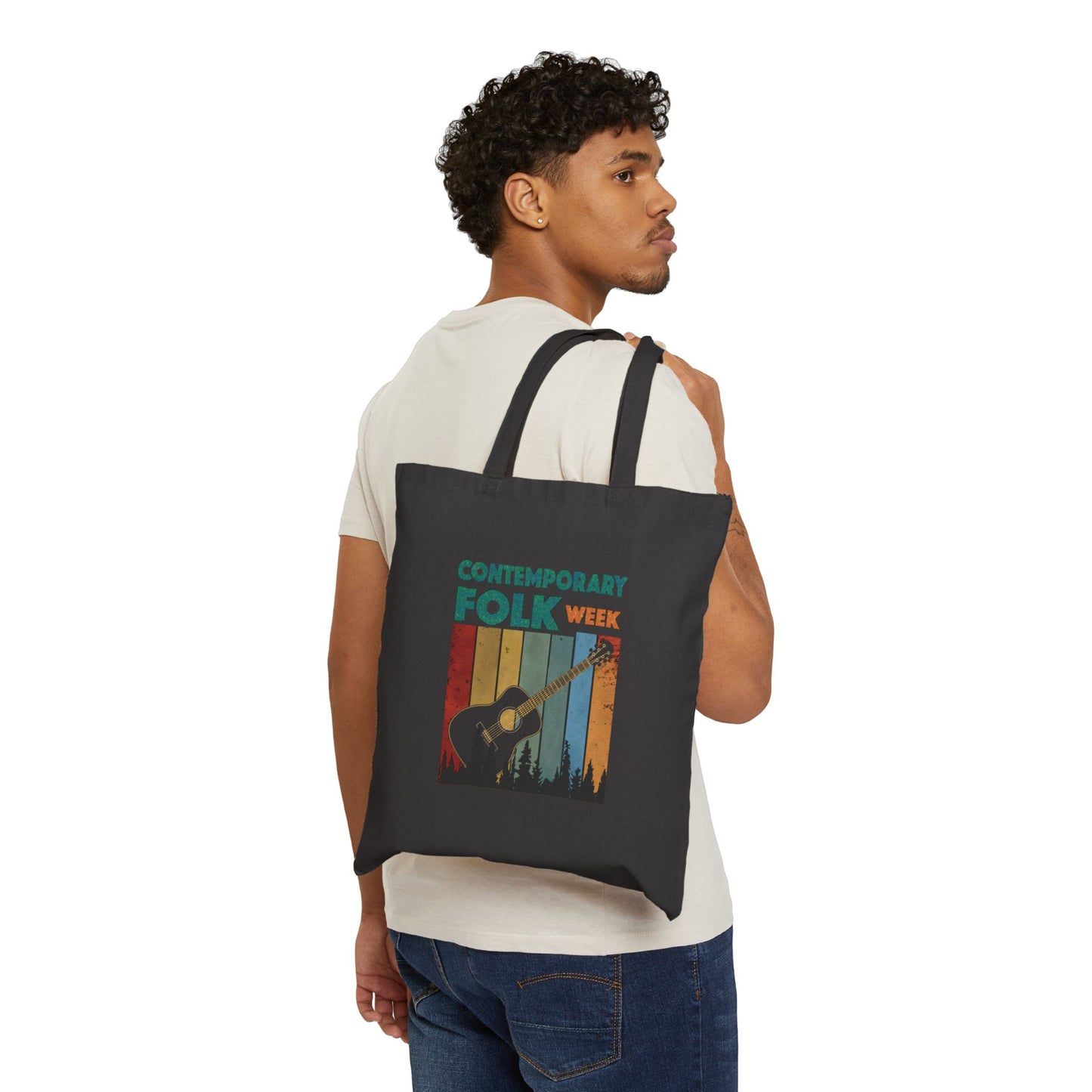 Contemporary Folk Week- Canvas Tote Bag