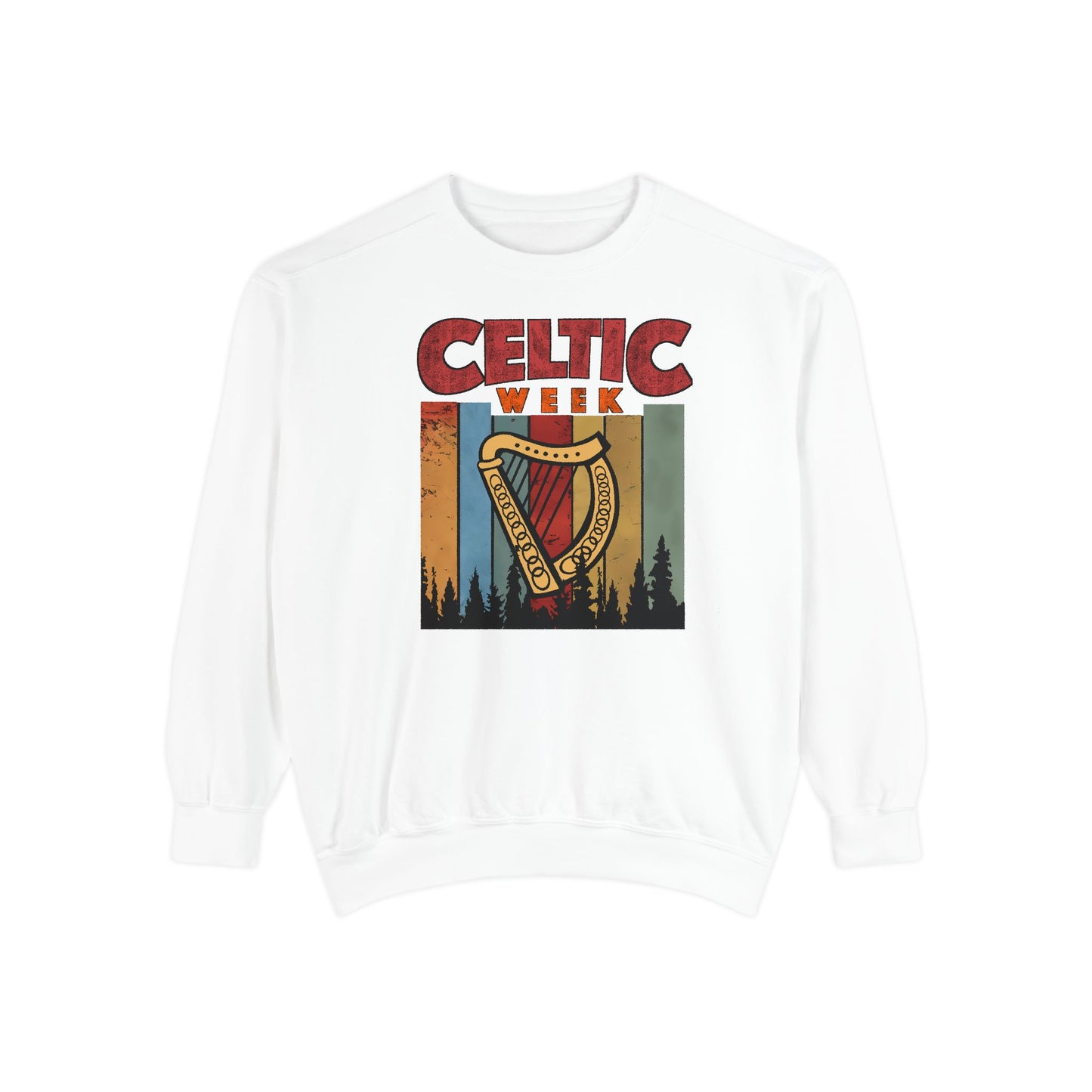Celtic Week  - Unisex Garment-Dyed Sweatshirt