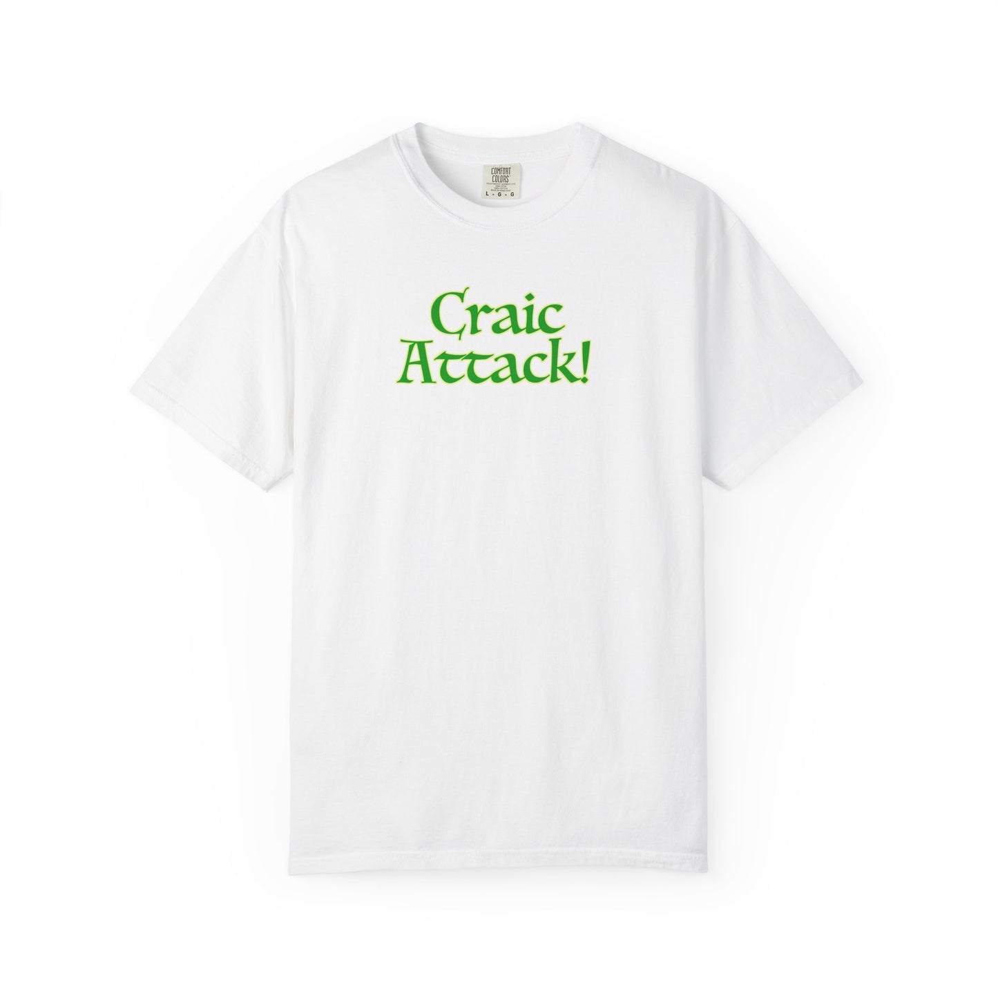 Craic Attack! Unisex Garment-Dyed T-shirt