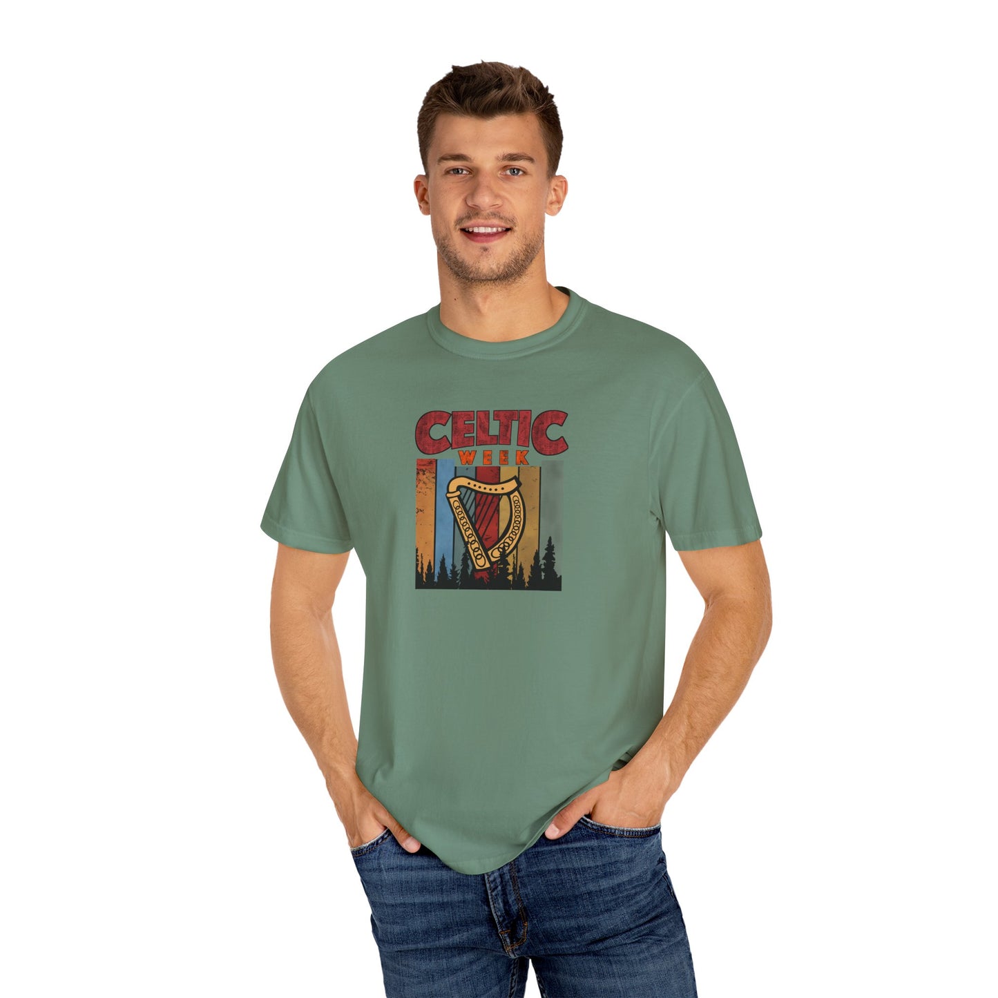 Celtic Week Unisex T-shirt w/ Harp