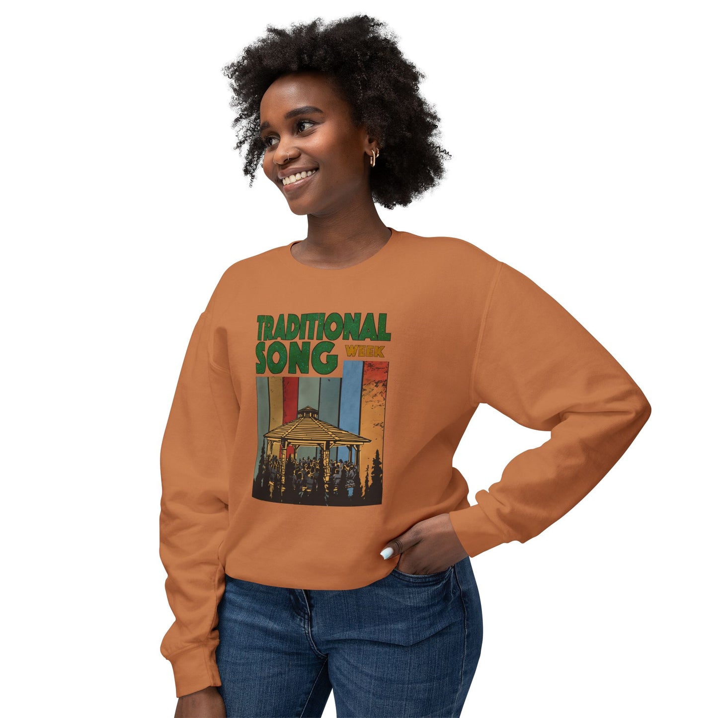 Traditional Song Week - Unisex Lightweight Crewneck Sweatshirt