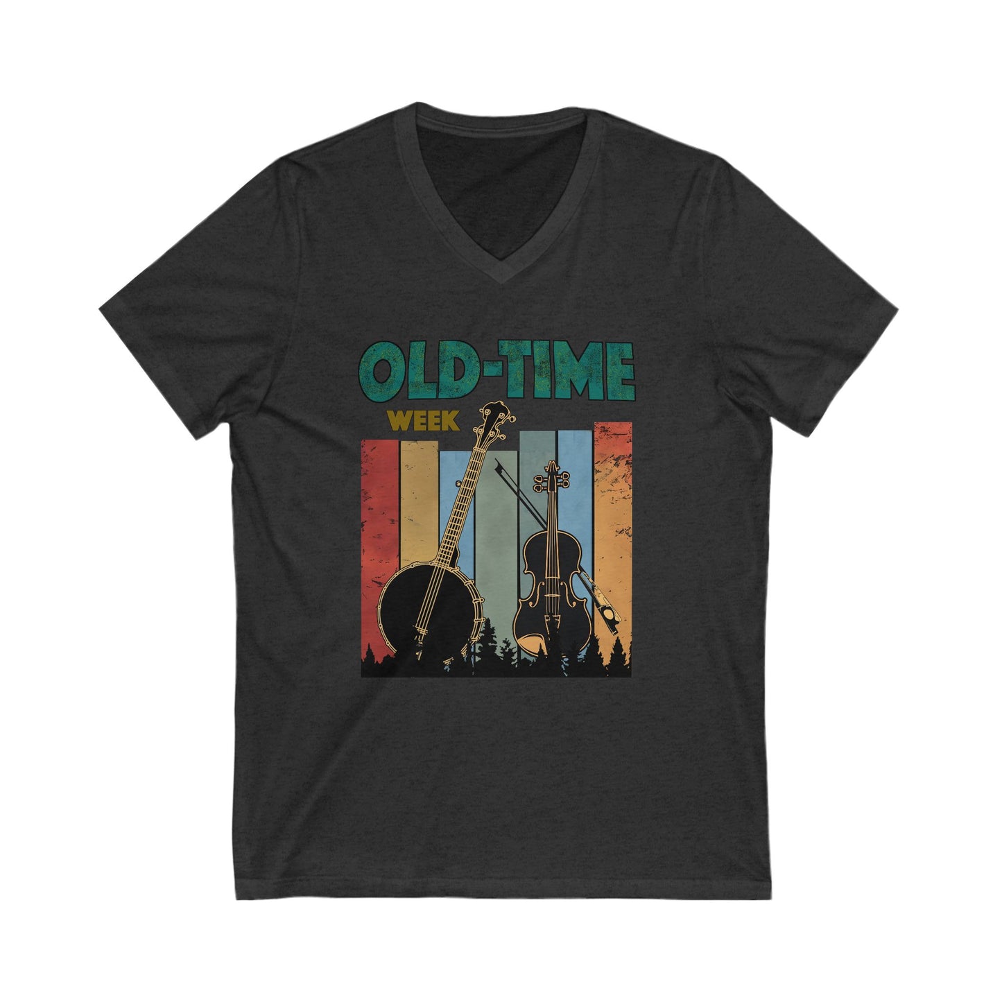 Old-Time Week - V-Neck Unisex Jersey Short Sleeve Shirt