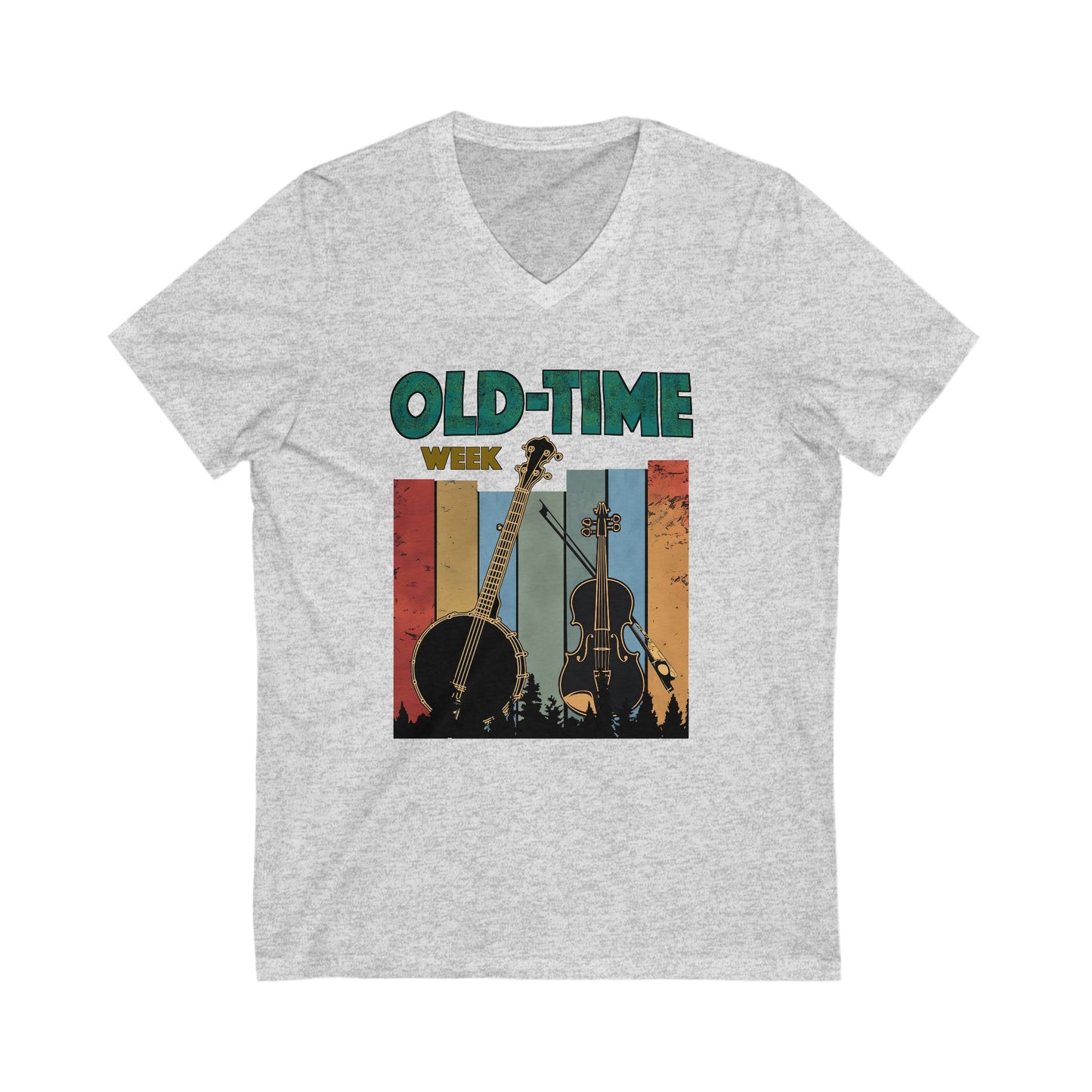 Old-Time Week - V-Neck Unisex Jersey Short Sleeve Shirt