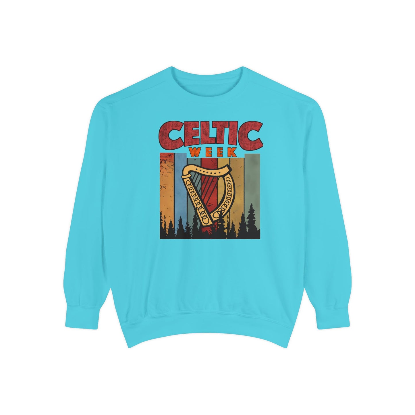 Celtic Week  - Unisex Garment-Dyed Sweatshirt