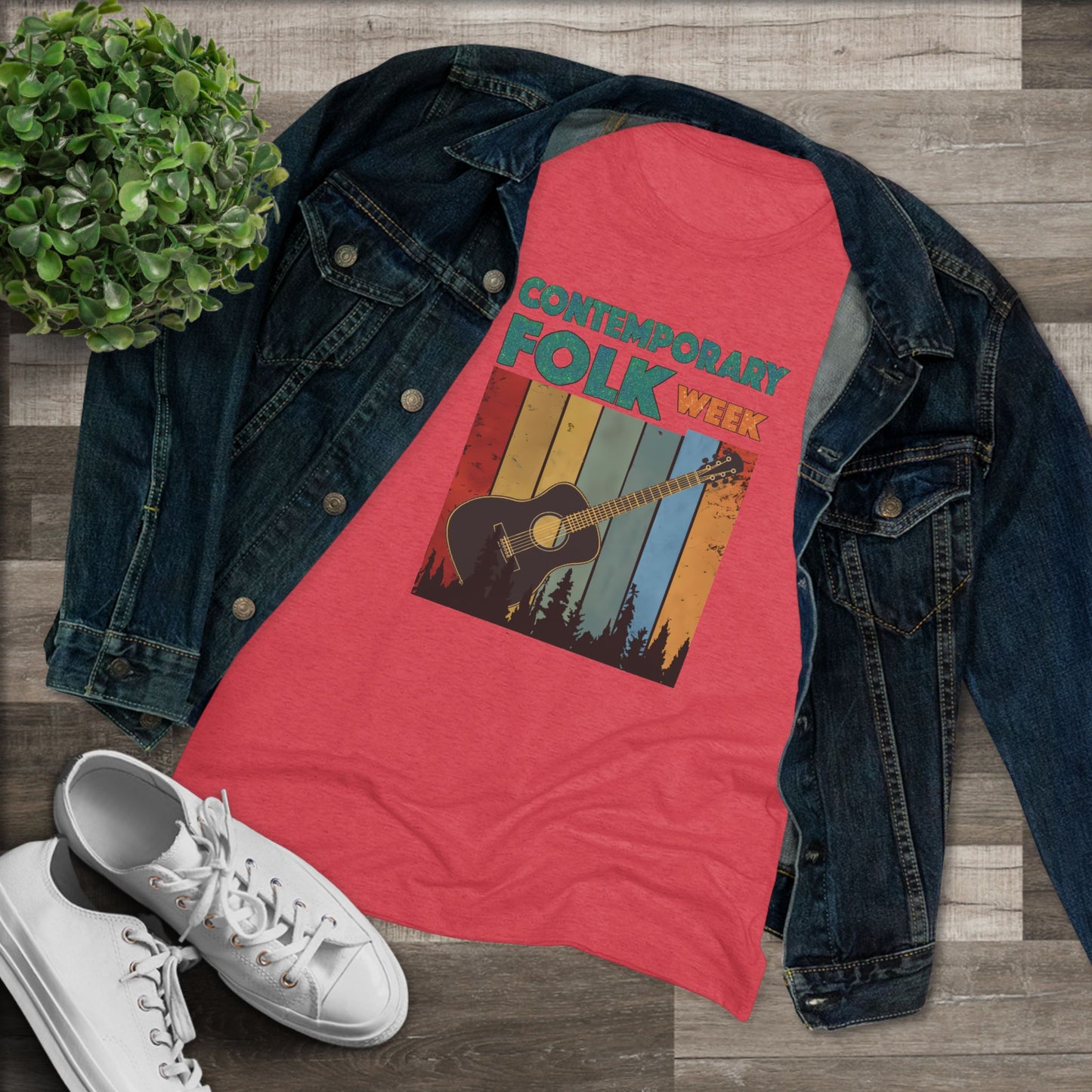 Contemporary Folk Week - Women's Triblend Tee