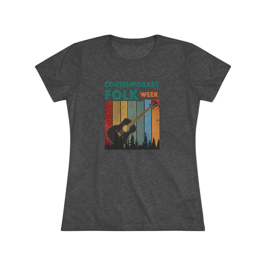 Contemporary Folk Week - Women's Triblend Tee
