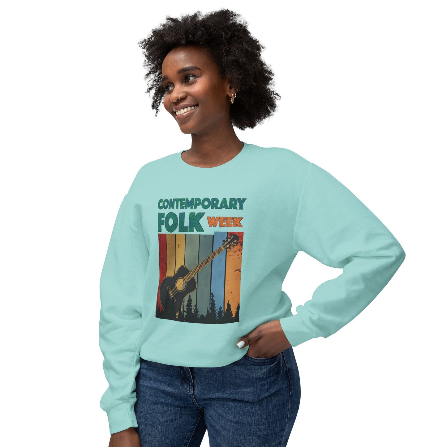 Contemporary Folk  Week -  Unisex Pullover Crewneck Sweatshirt