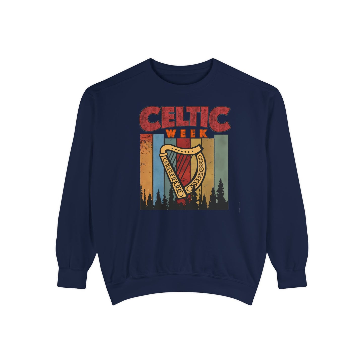 Celtic Week  - Unisex Garment-Dyed Sweatshirt