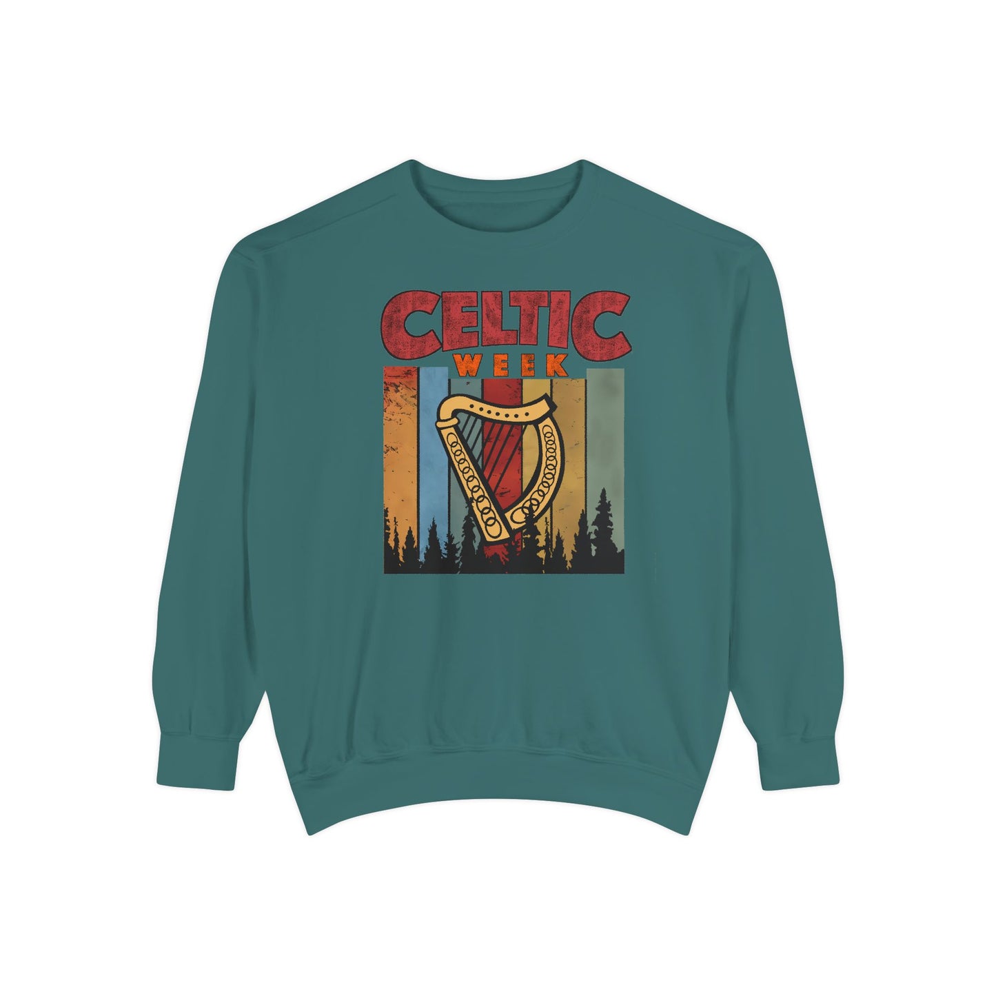 Celtic Week  - Unisex Garment-Dyed Sweatshirt