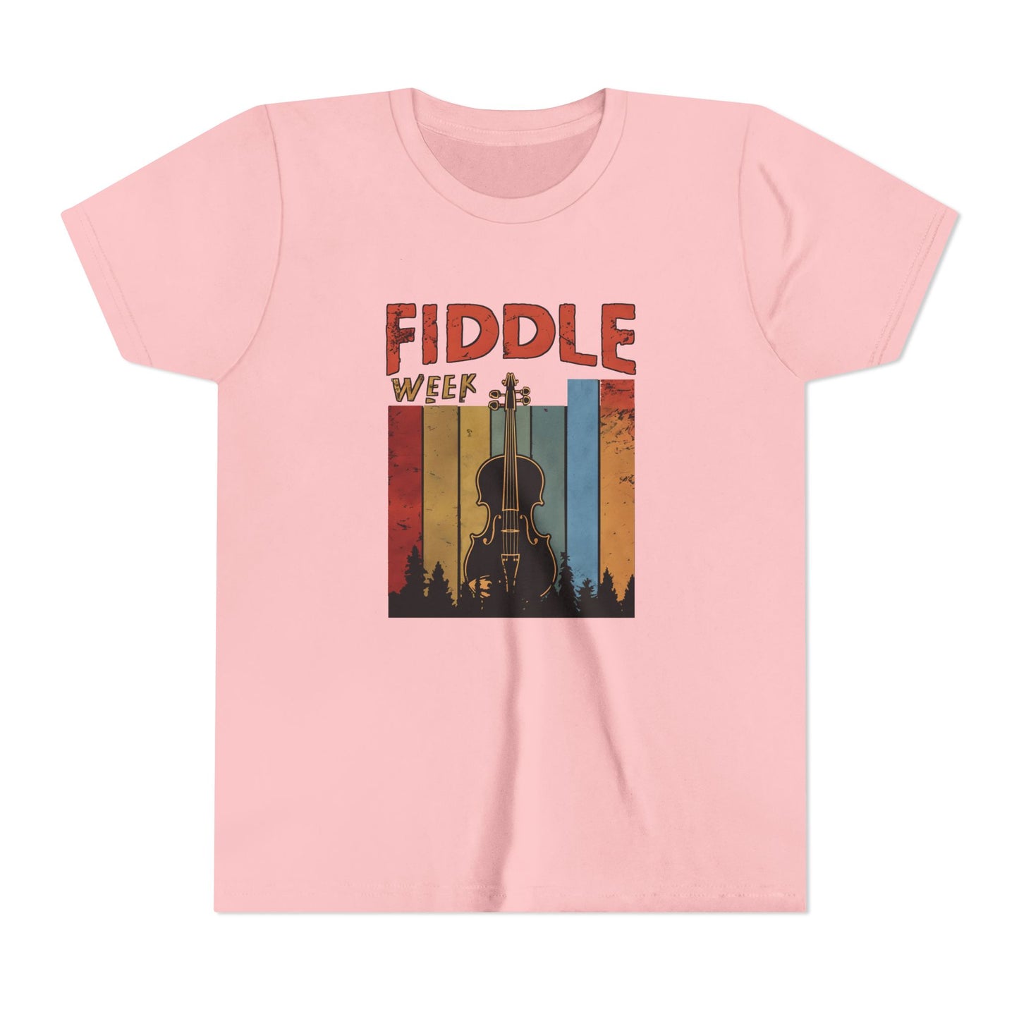 Fiddle Week Youth Short Sleeve Tee - Celebrate Music and Adventure