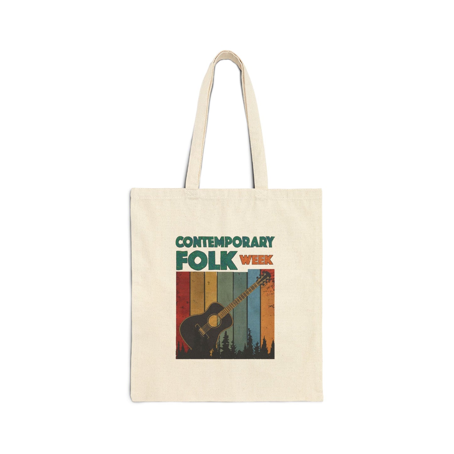 Contemporary Folk Week- Canvas Tote Bag
