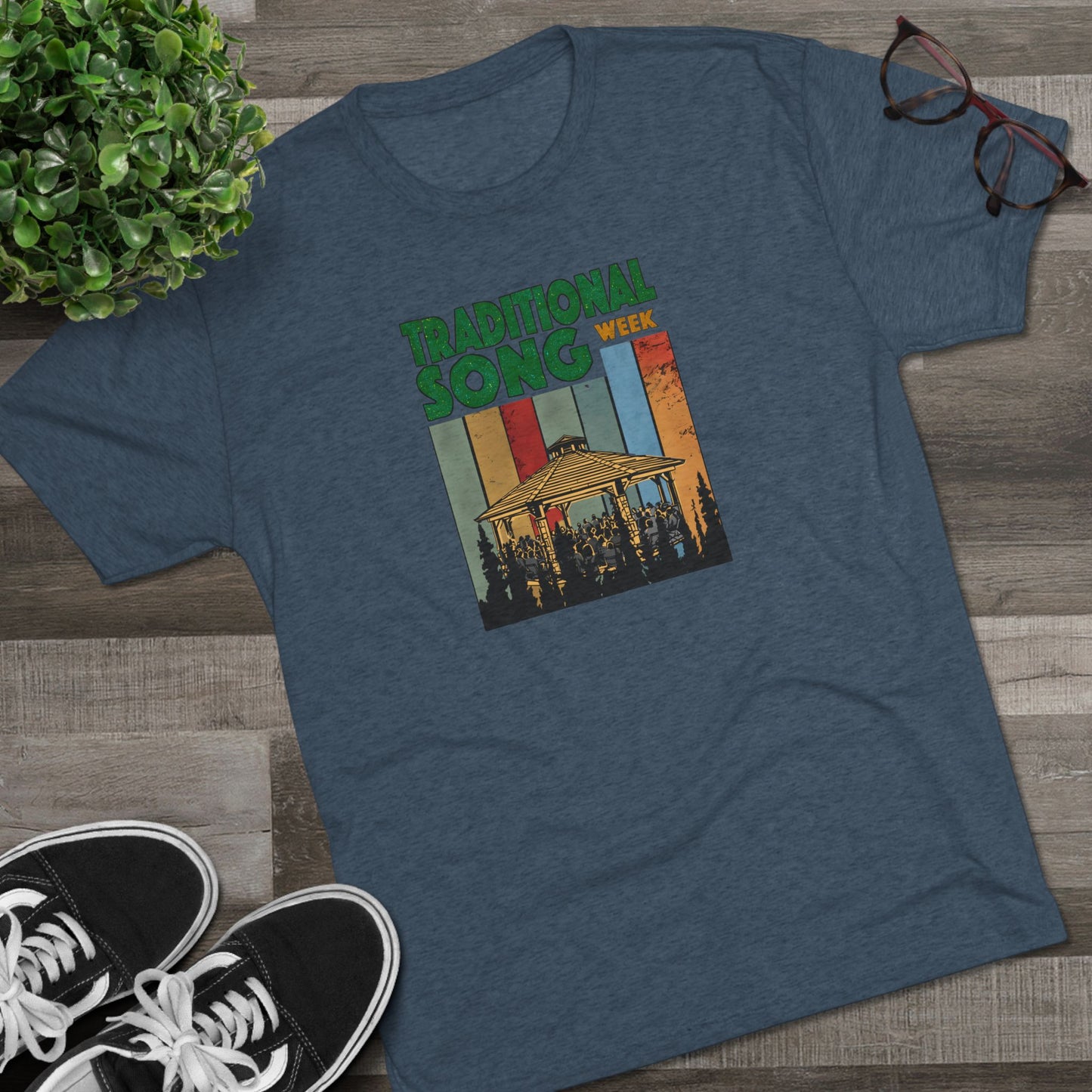 Traditional Song Week Unisex Tri-Blend Crew Tee