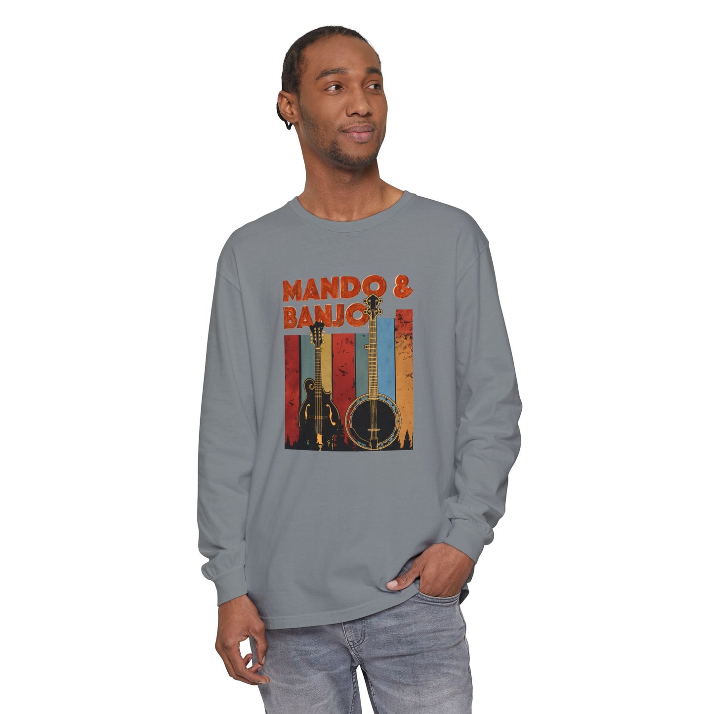Mando & Banjo Week - Unisex Garment-dyed Long Sleeve T-Shirt