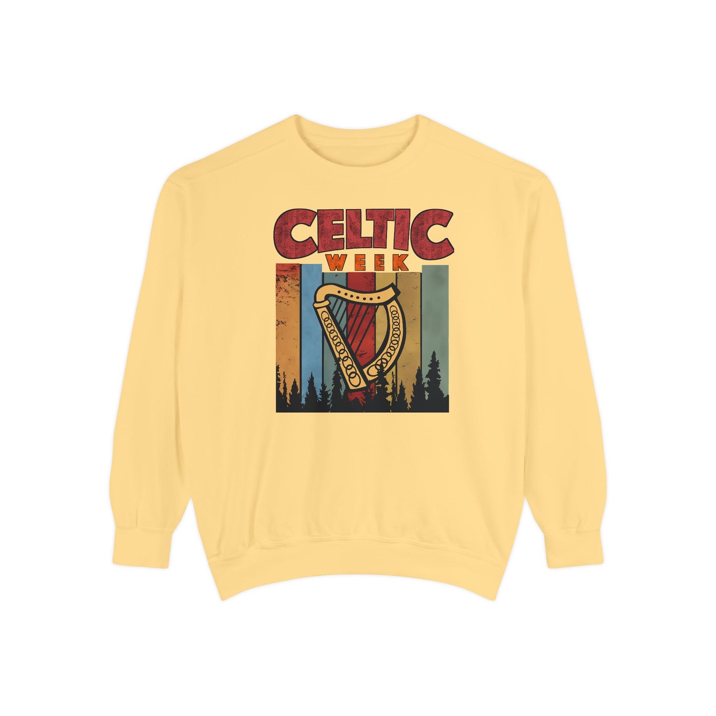 Celtic Week  - Unisex Garment-Dyed Sweatshirt