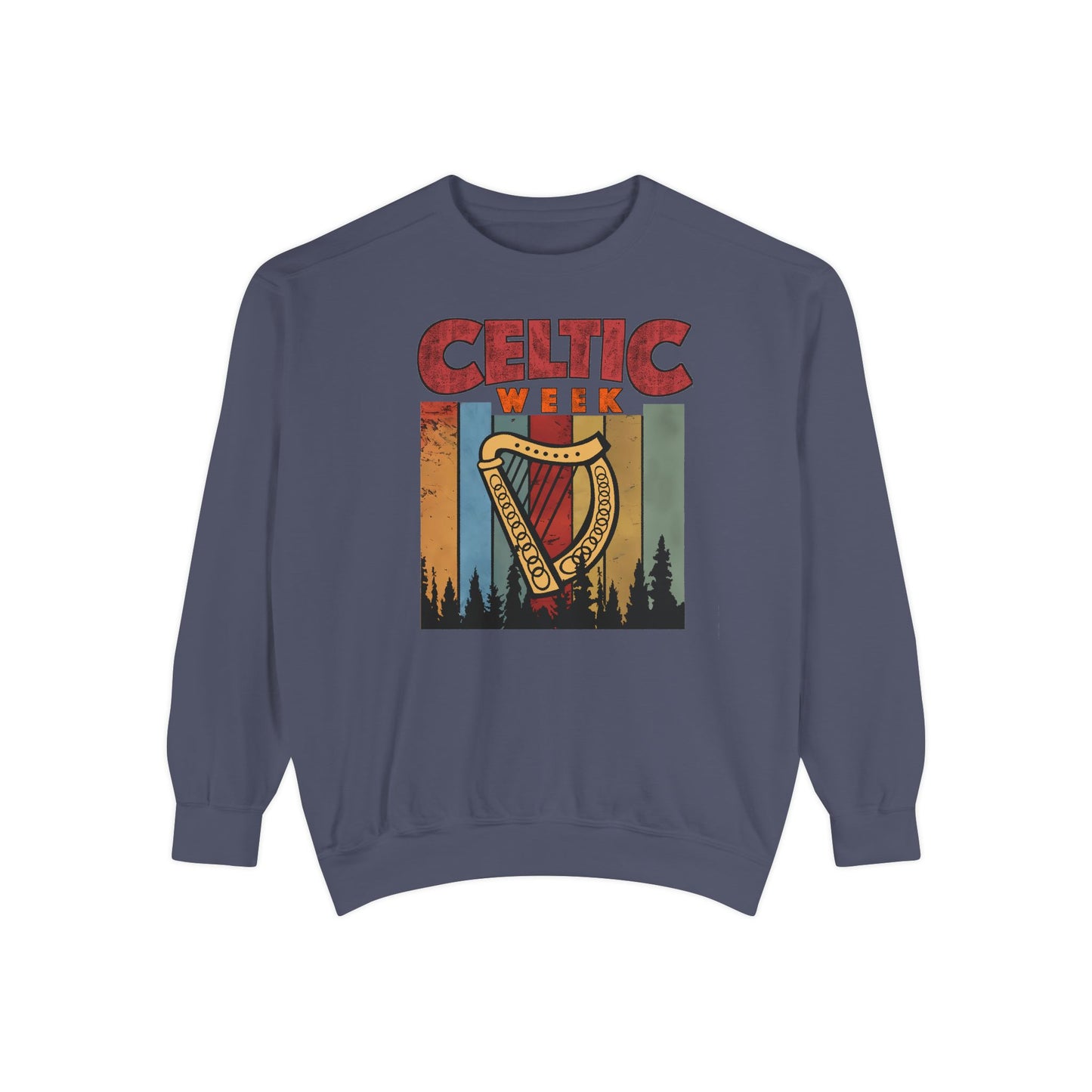 Celtic Week  - Unisex Garment-Dyed Sweatshirt