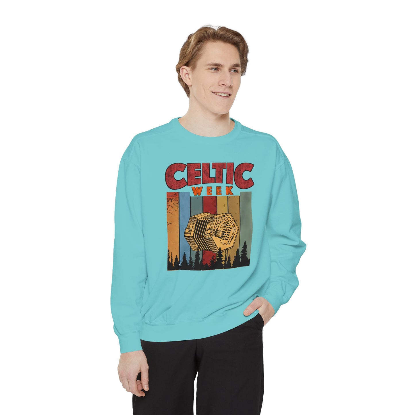 Celtic Week - Unisex Garment-Dyed Sweatshirt