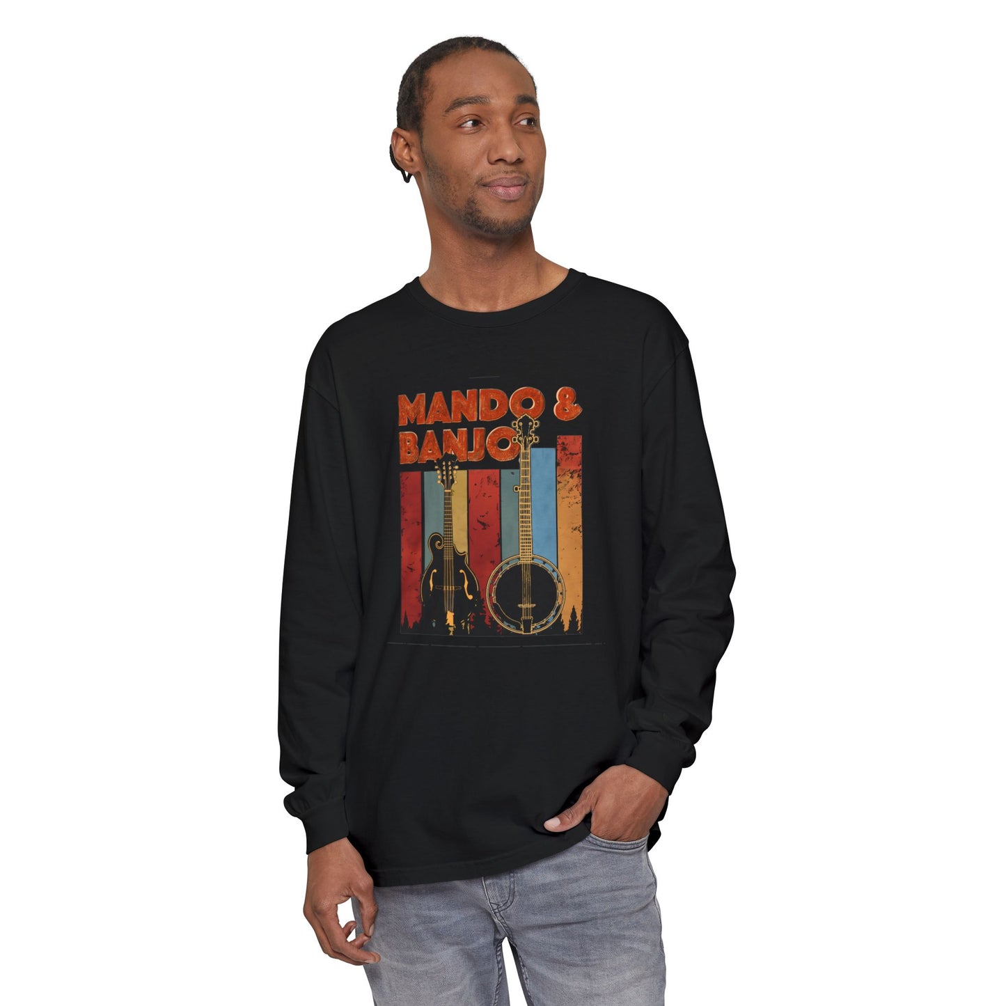 Mando & Banjo Week - Unisex Garment-dyed Long Sleeve T-Shirt