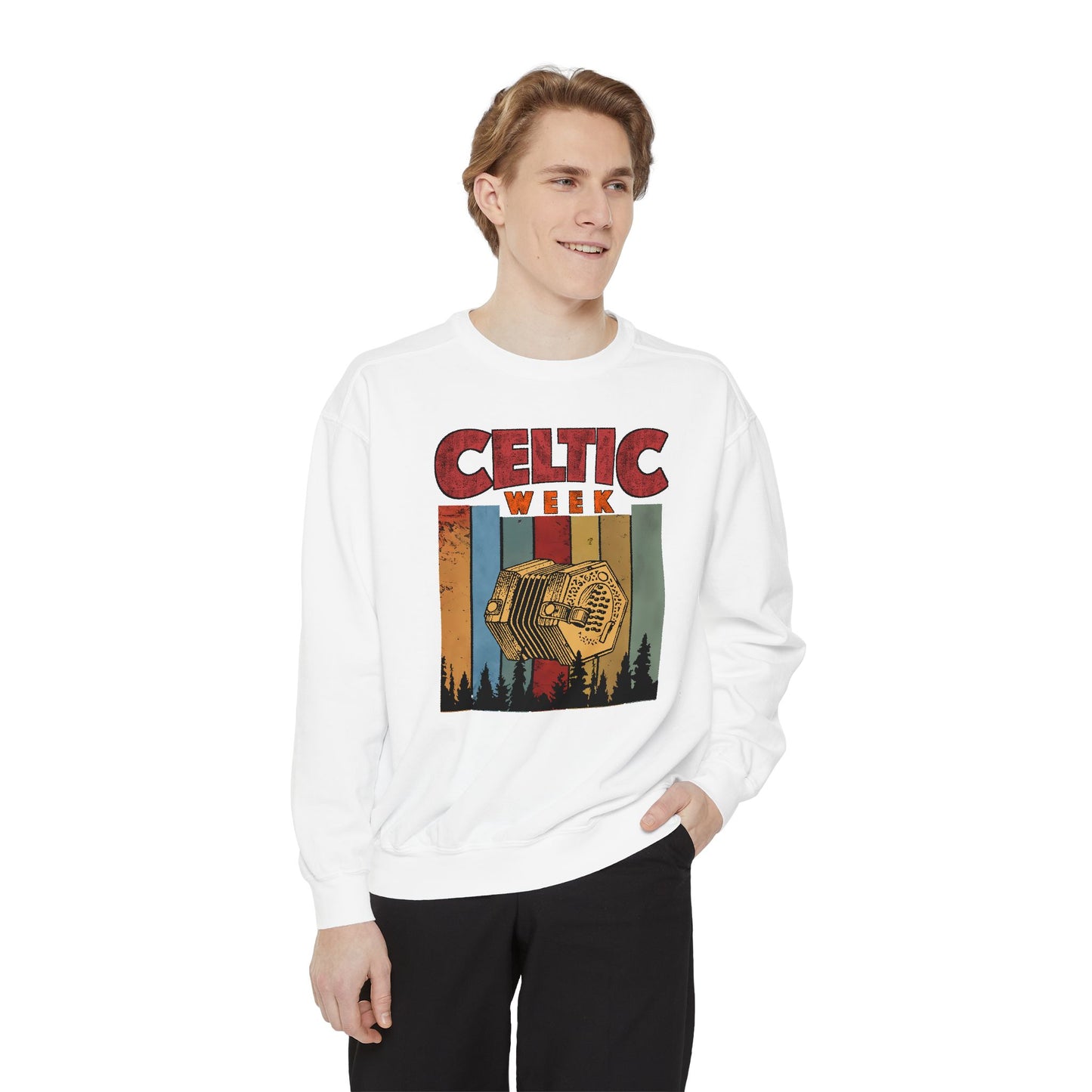 Celtic Week - Unisex Garment-Dyed Sweatshirt