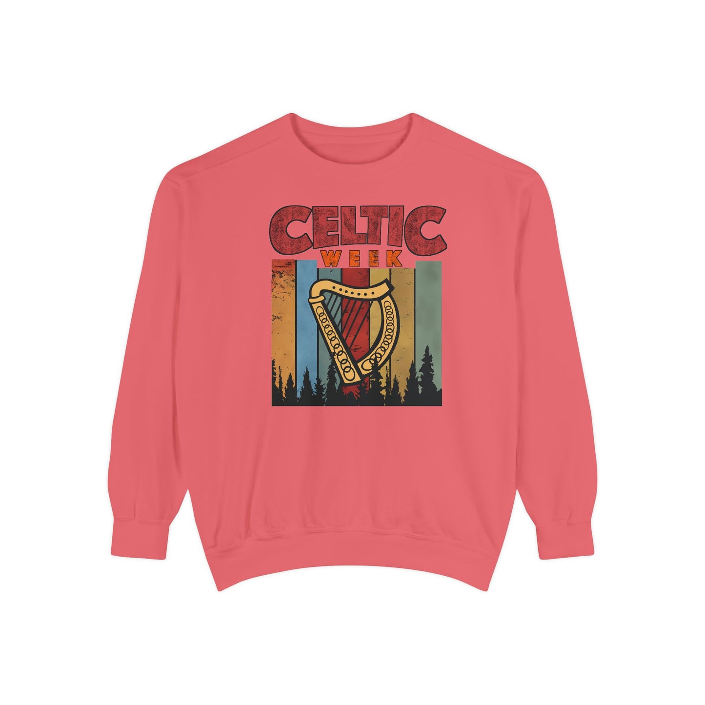 Celtic Week  - Unisex Garment-Dyed Sweatshirt