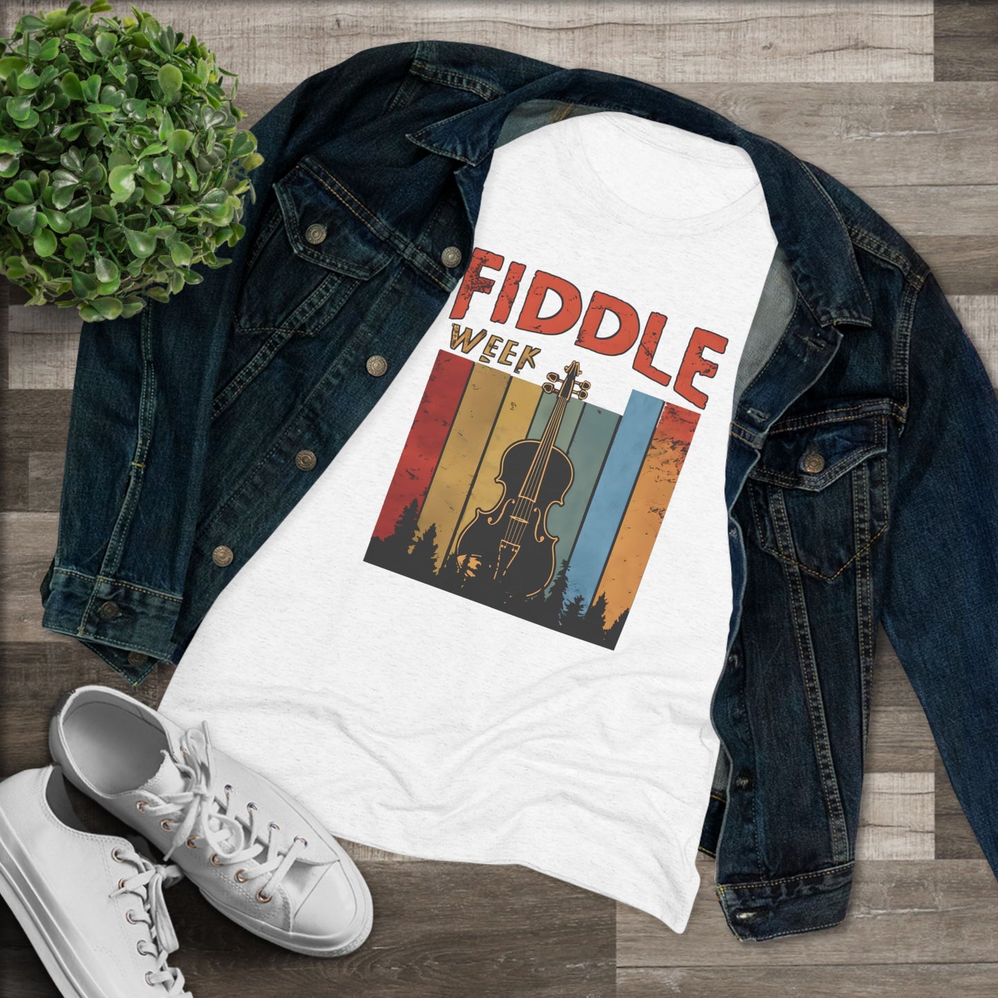Fiddle Week -  Women's Triblend Tee