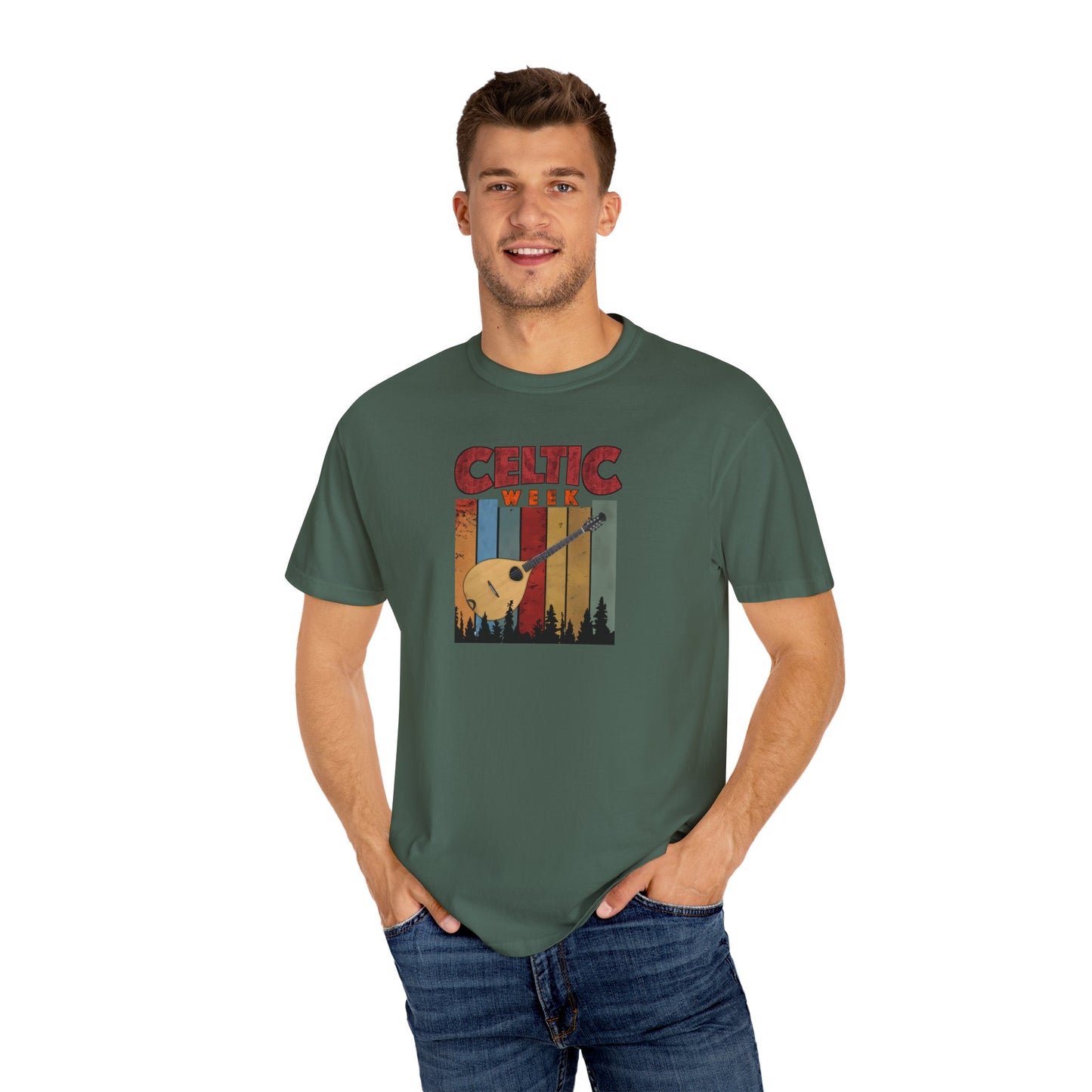 Celtic Week Unisex T-shirt w/ Bouzouki