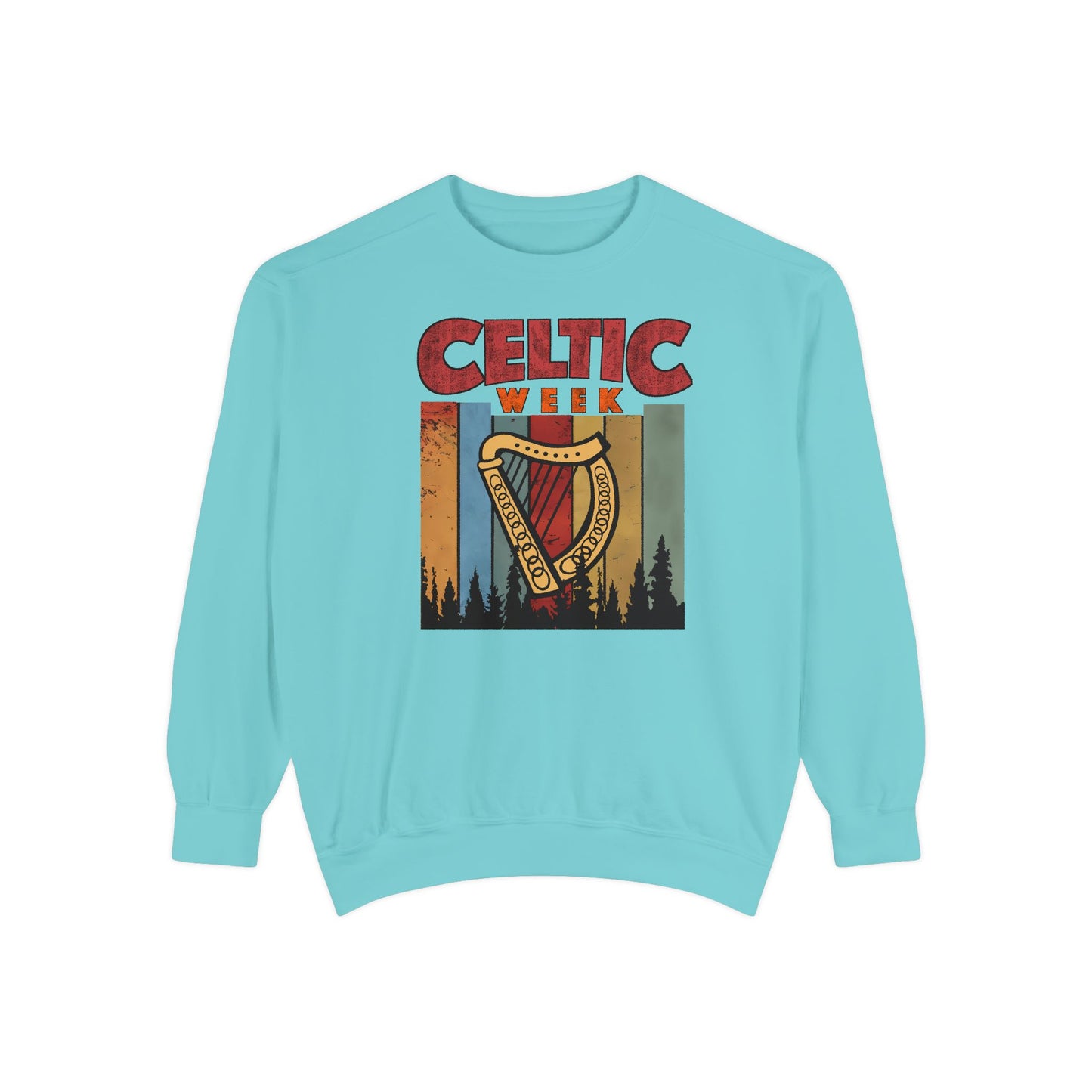 Celtic Week  - Unisex Garment-Dyed Sweatshirt