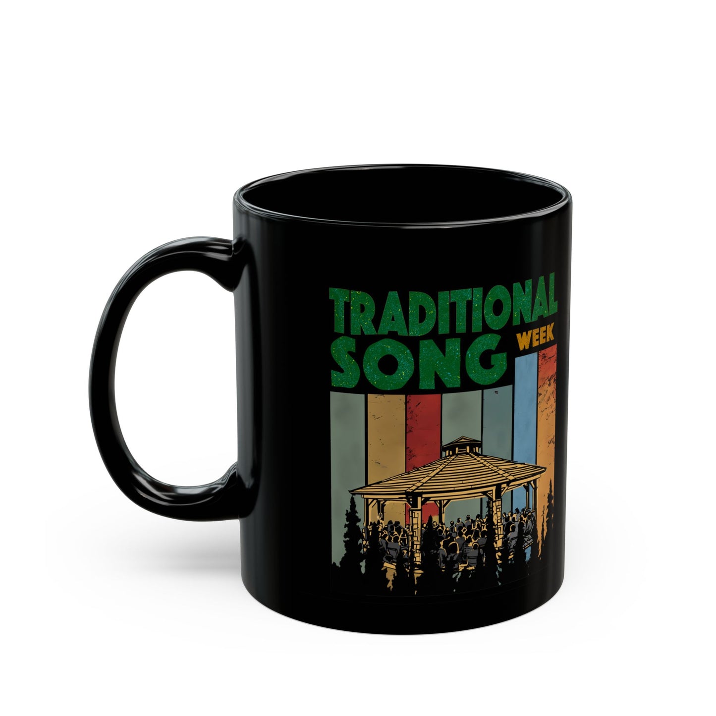 Traditional Song Week - Black Ceramic Coffee Mug