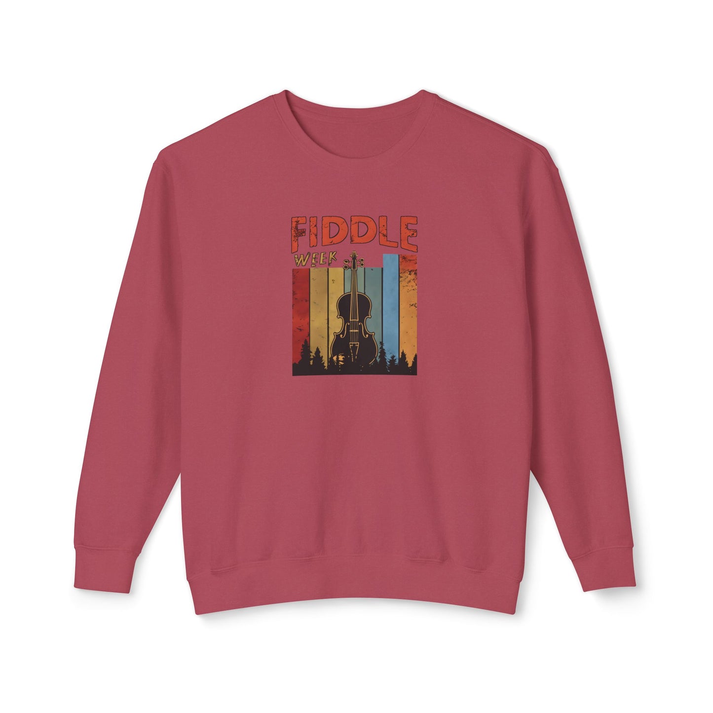 Fiddle Week Unisex Lightweight Crewneck Sweatshirt