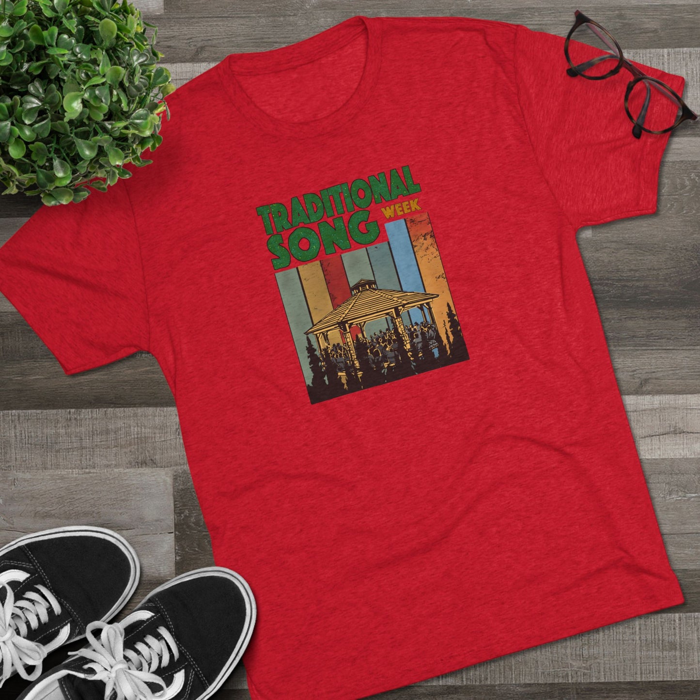 Traditional Song Week Unisex Tri-Blend Crew Tee